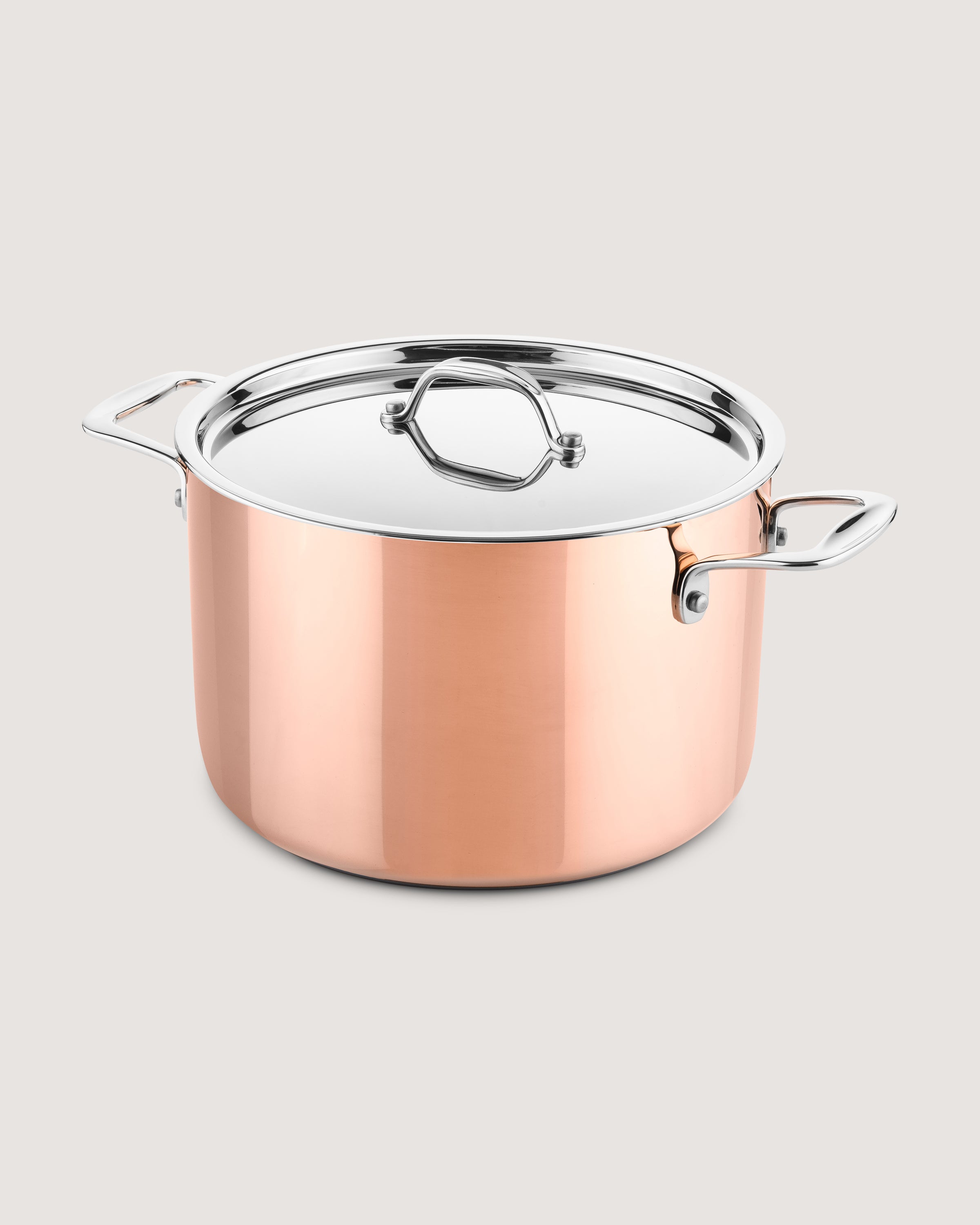 Hoge kookpan koper Ø24cm