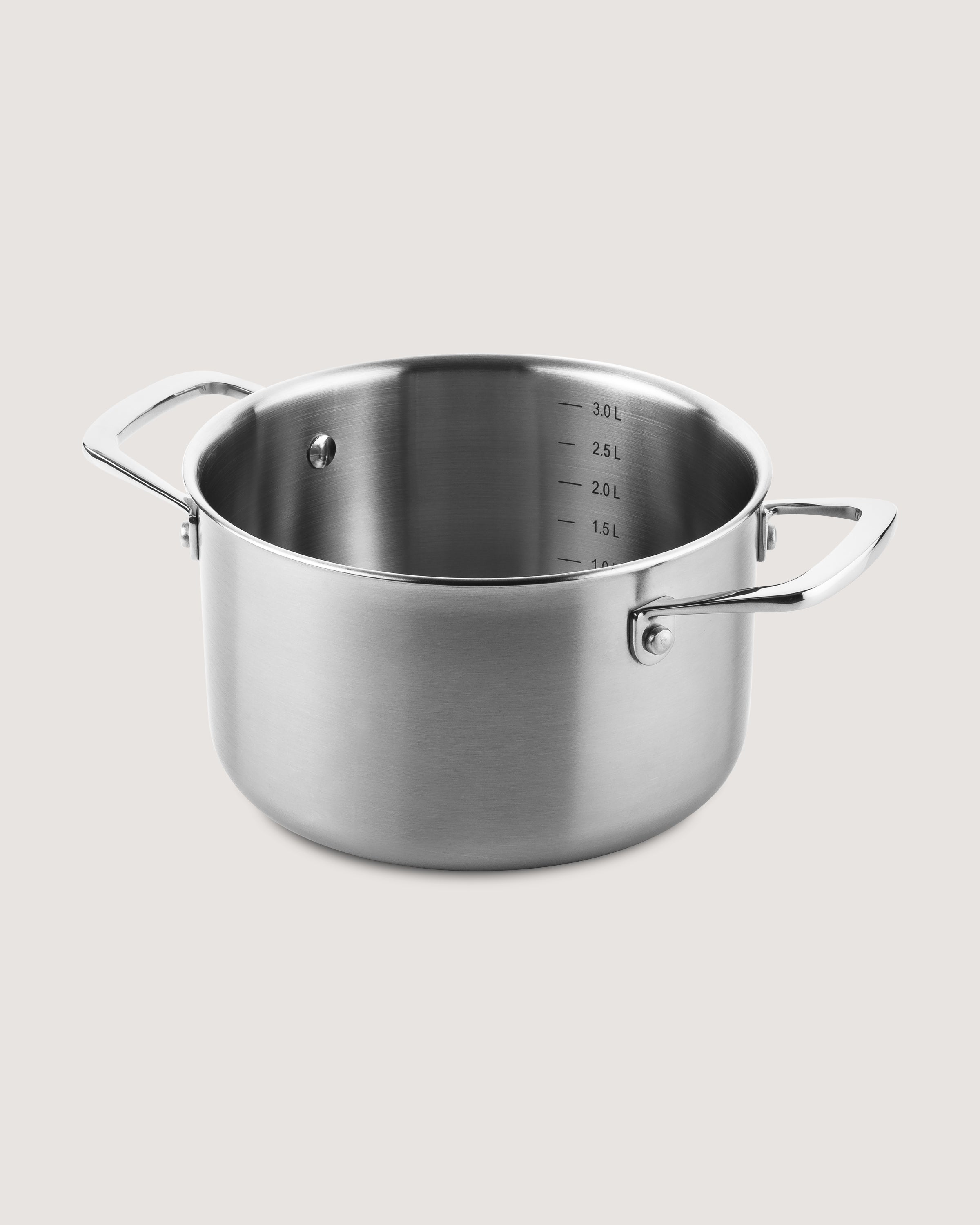 3-laags pannenset 4-delig voor kookplaatafzuiging + Ø20 cm koekenpan cadeau