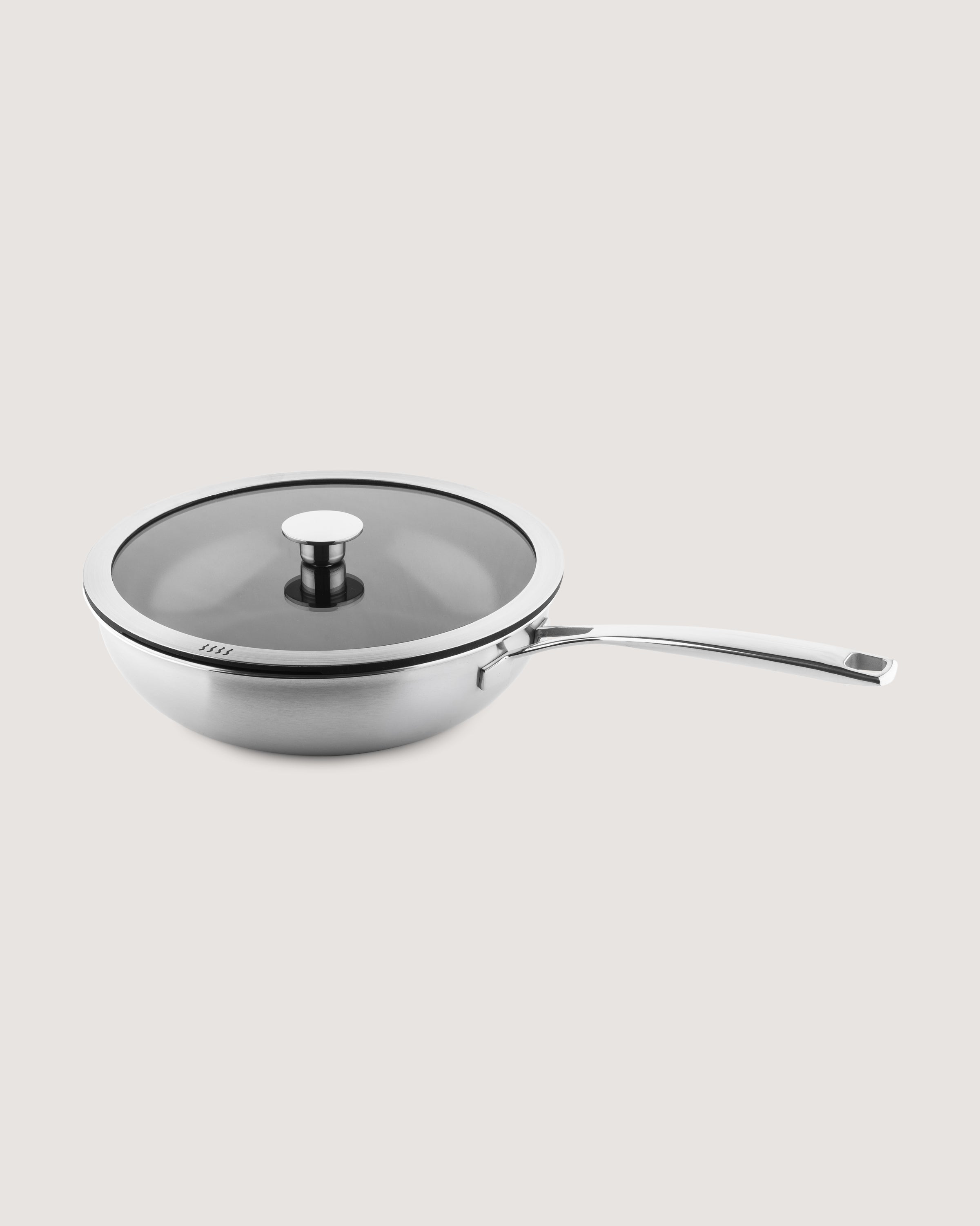 Wok 3-laags Ø28cm met keramische anti-aanbaklaag