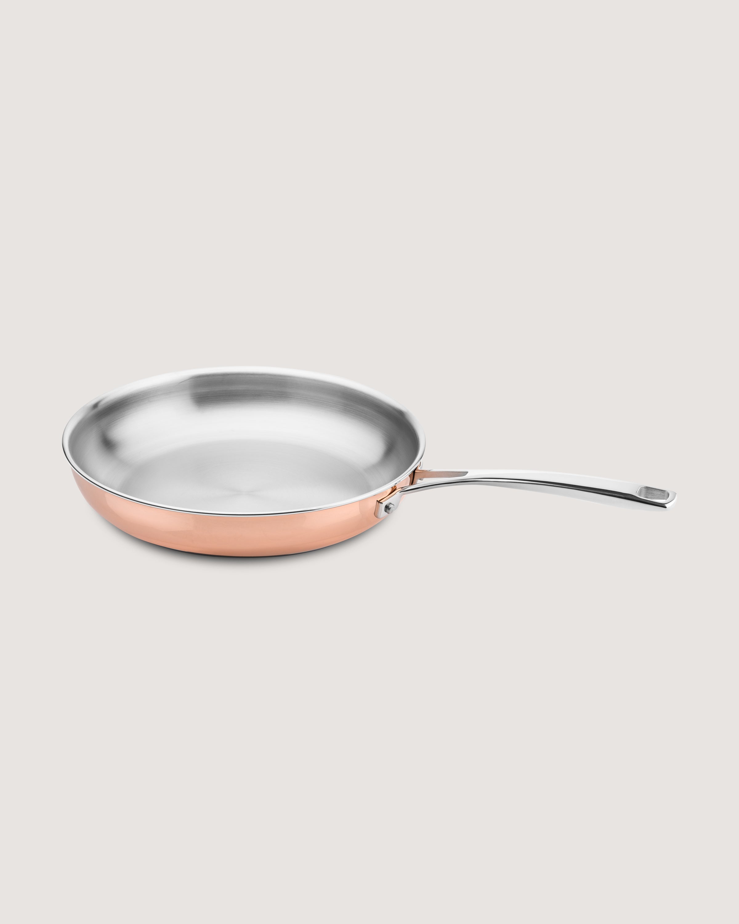 Koperen pannenset 3-delig