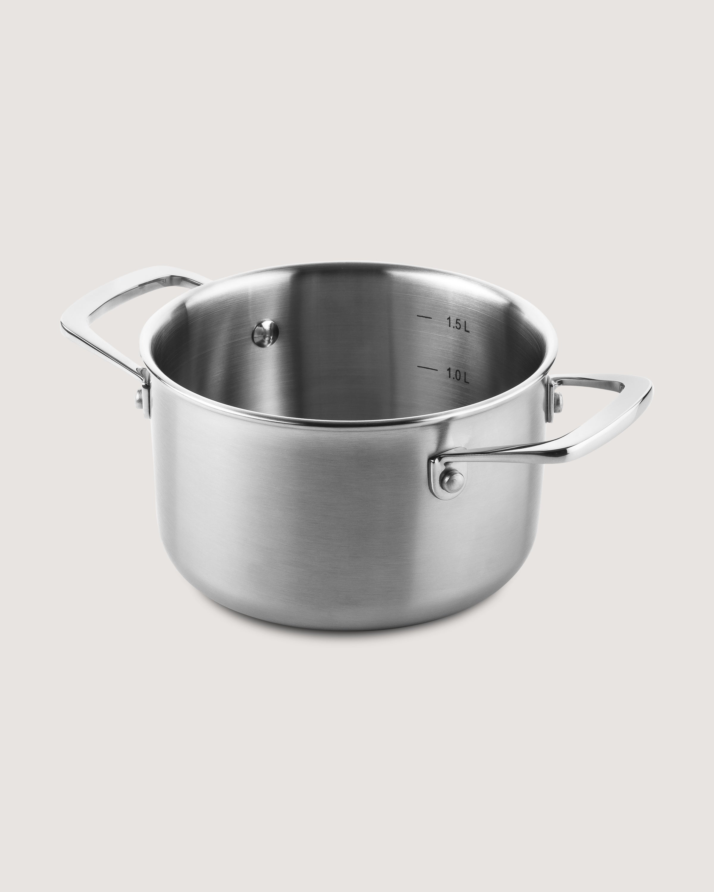 3-laags pannenset 4-delig voor kookplaatafzuiging + Ø20 cm koekenpan cadeau