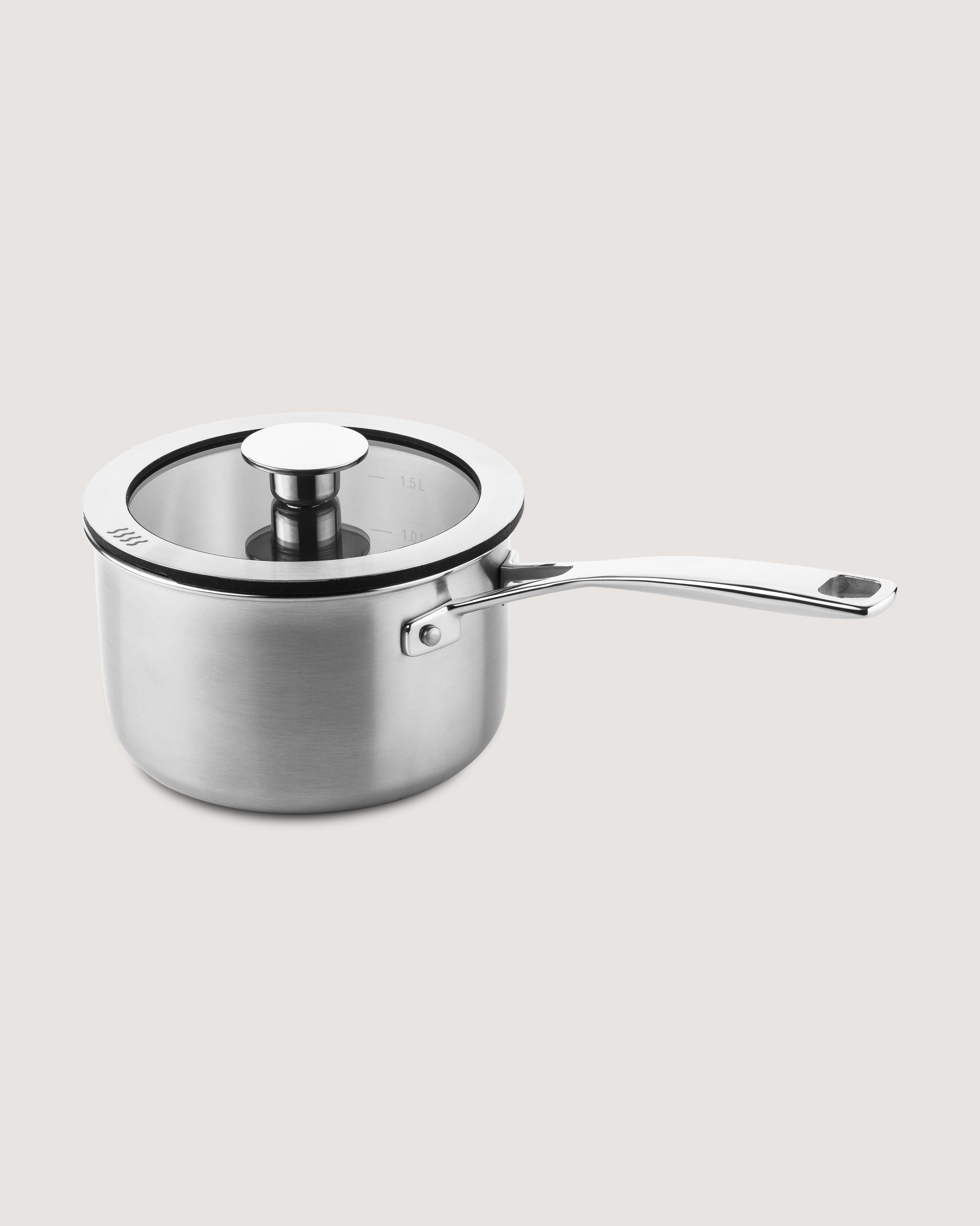 Steelpan 3-laags Ø16cm voor kookplaatafzuiging
