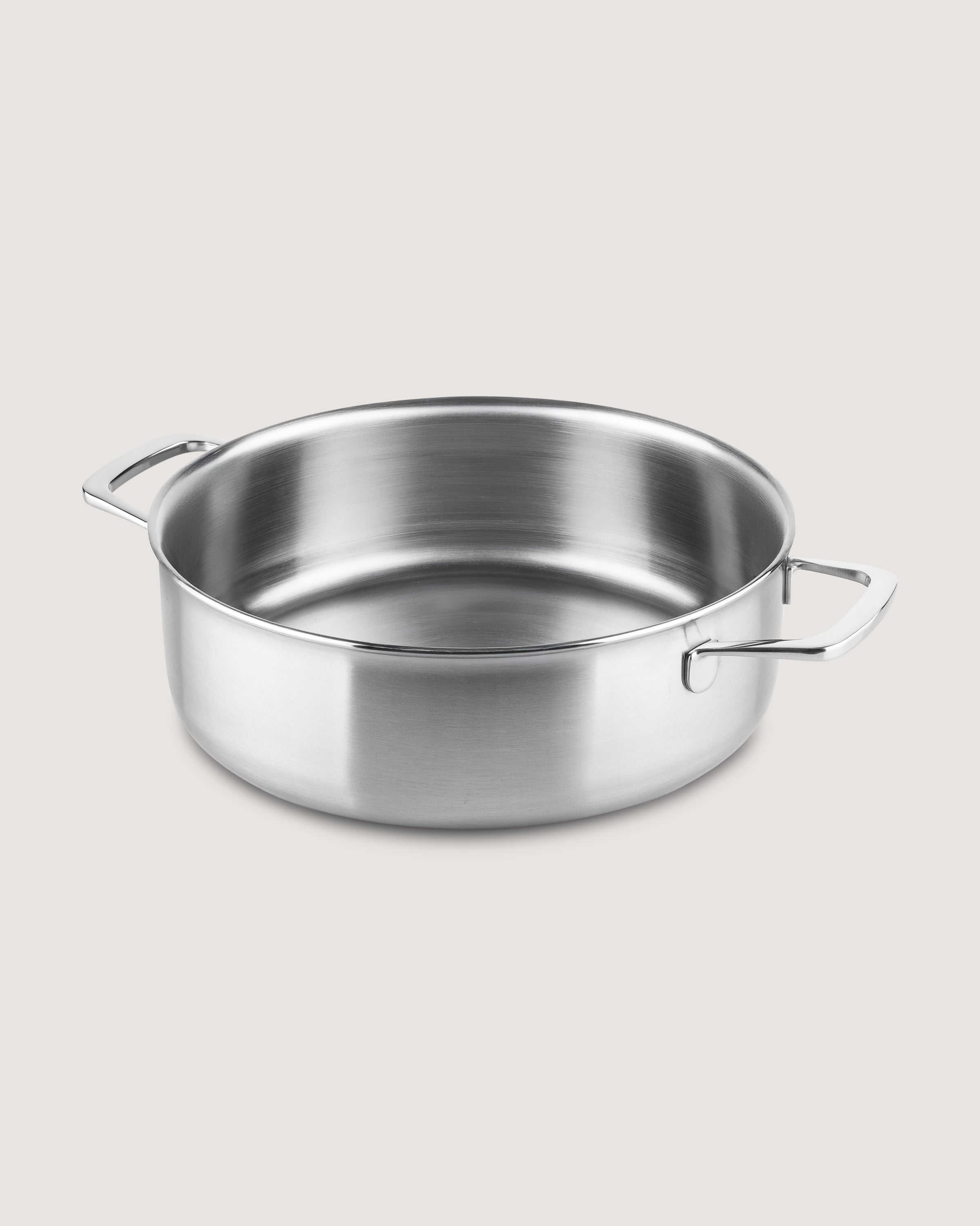 RVS Braadpan 3-laags Ø26cm voor kookplaatafzuiging