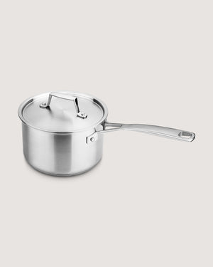 Saucepan 1-ply recycled stainless steel Ø16 cm