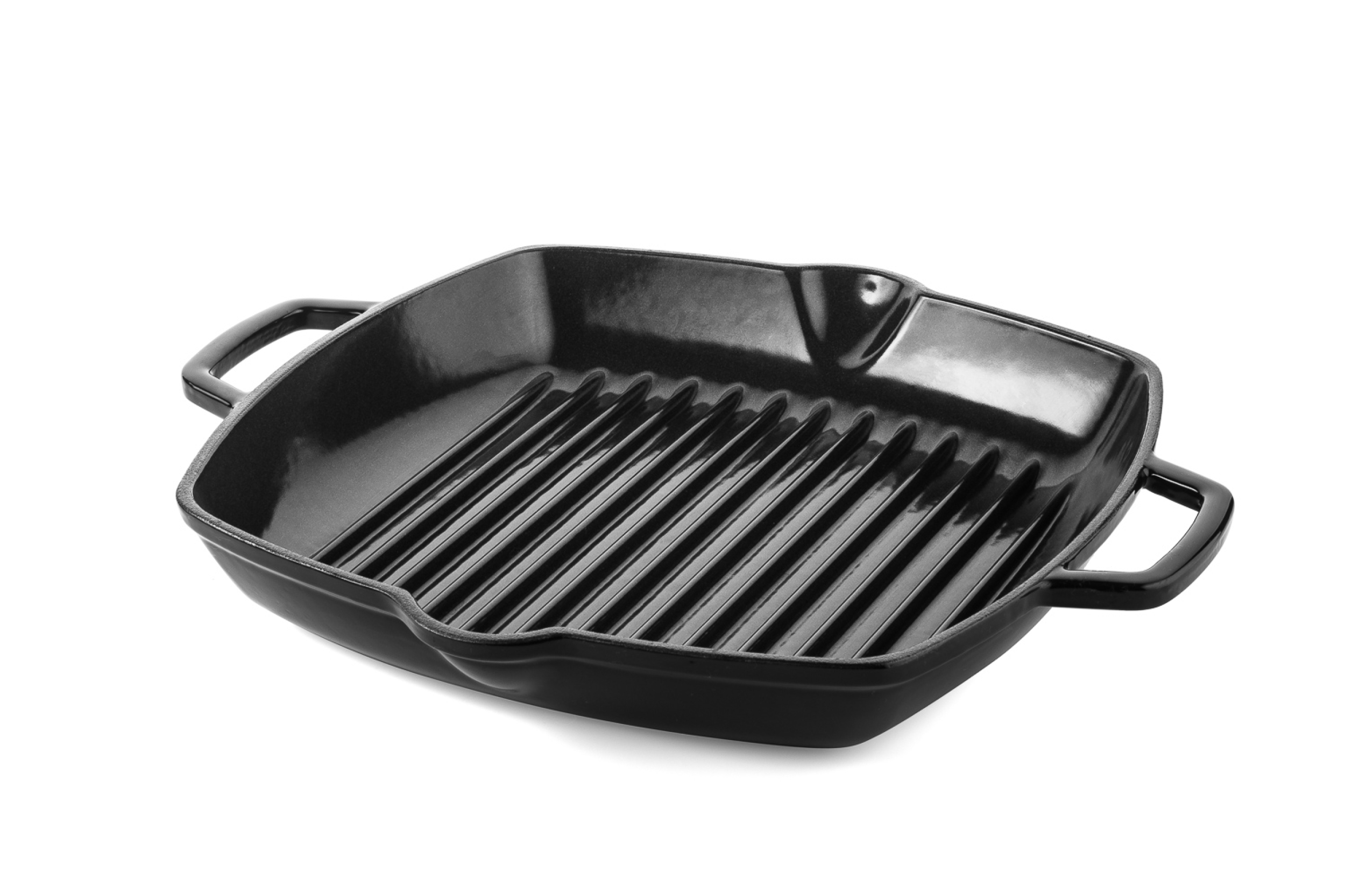 chef Automatisch Maan DUCQ Gietijzeren grillpan Ø 28 cm (geschikt voor inductie) - DUCQ pannen -  DUCQ