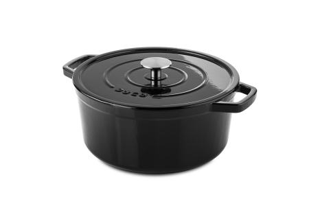 DUCQ Gietijzeren pan rond Ø 26cm (geschikt voor inductie)