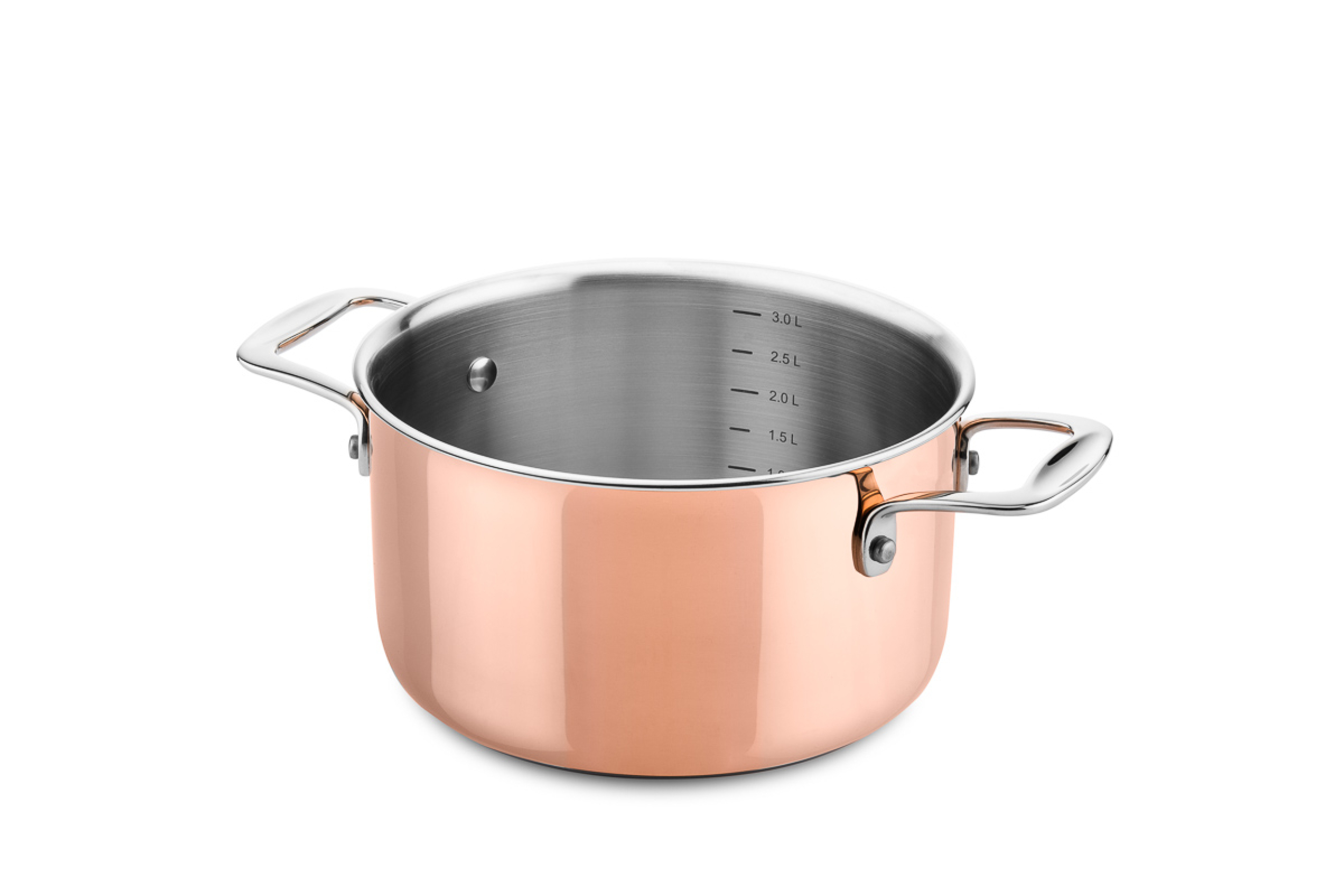 6 pcs copper cookware set (suitable for induction) DUCQ cookware DUCQ