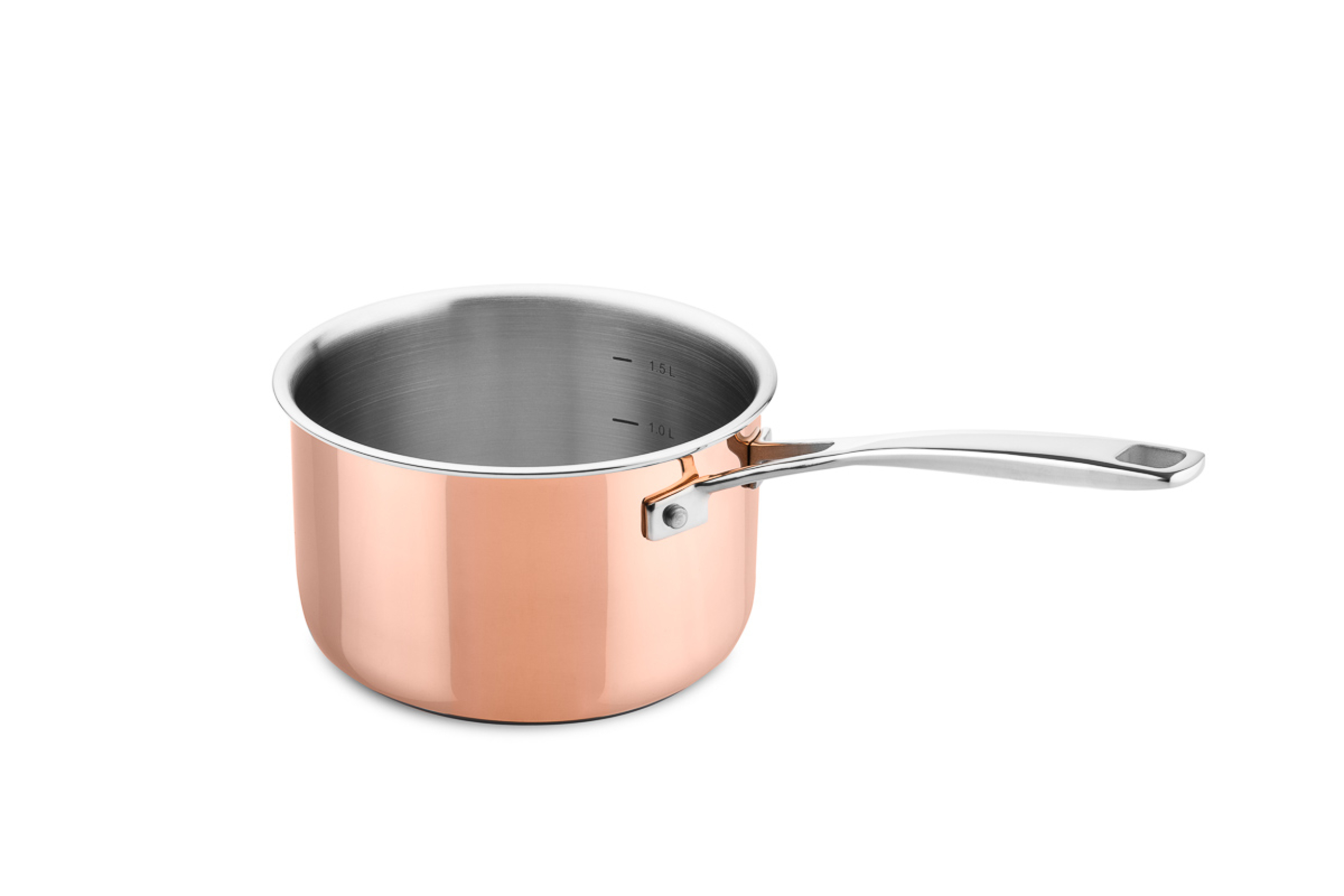 Deep saucepan 16cm one handle with lid DUCQ cookware DUCQ