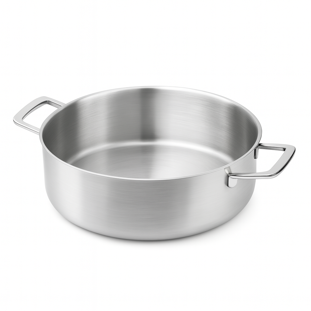 DUCQ Braadpan 3-laags Ø26cm (zonder anti-aanbaklaag) afbeelding